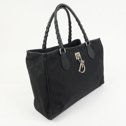 Christian Dior Trotter Nylon Canvas Leather Lovely Shoulder Bag Rovelle Bags