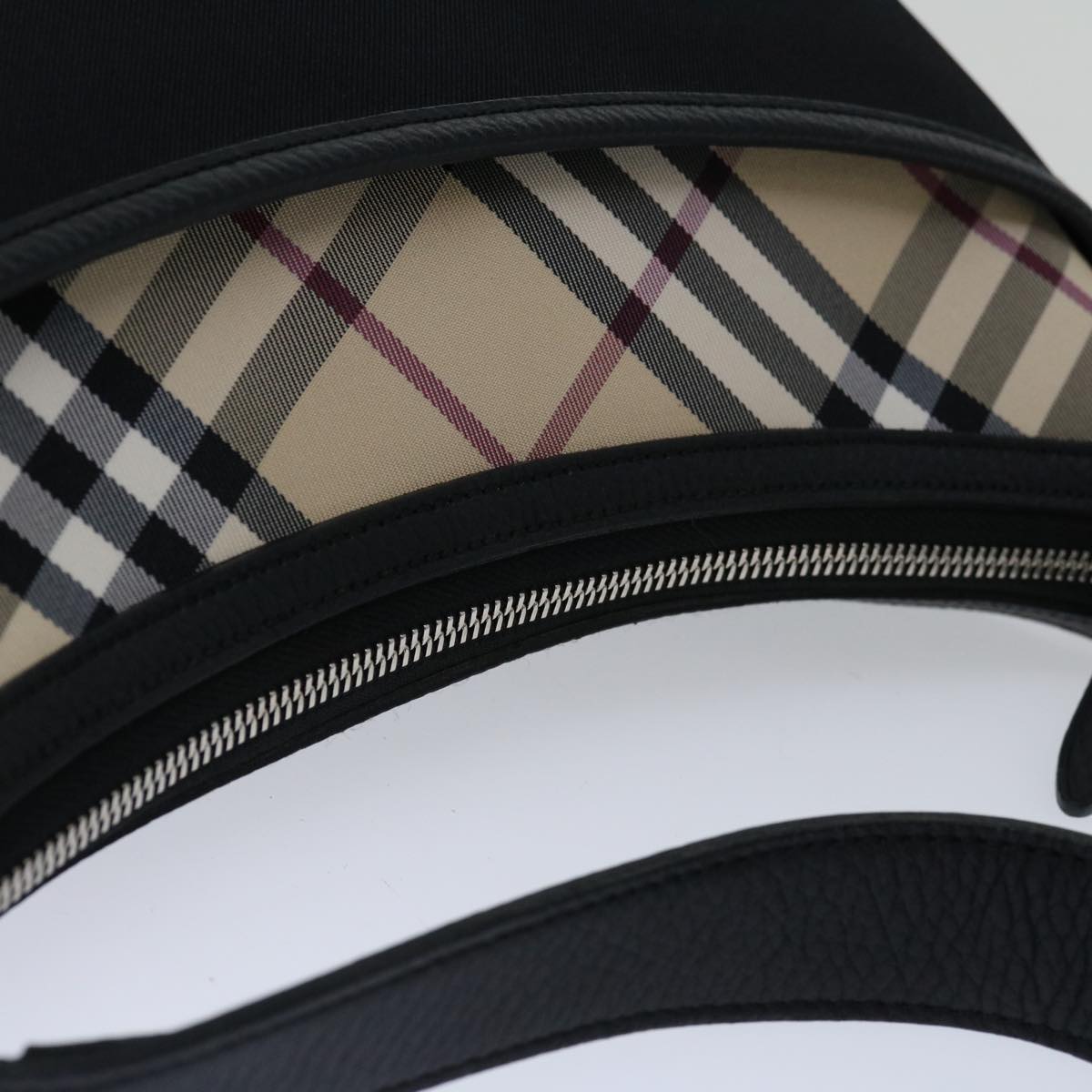Burberry Nova Brand Check Black Shoulder Bag Style 2