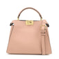 FENDI Peekaboo Iconic Essentially Leather 2Way Bag Pink 8BN302 Rovelle Bags