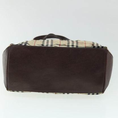 Burberry Cabas Brand Brown Handbag