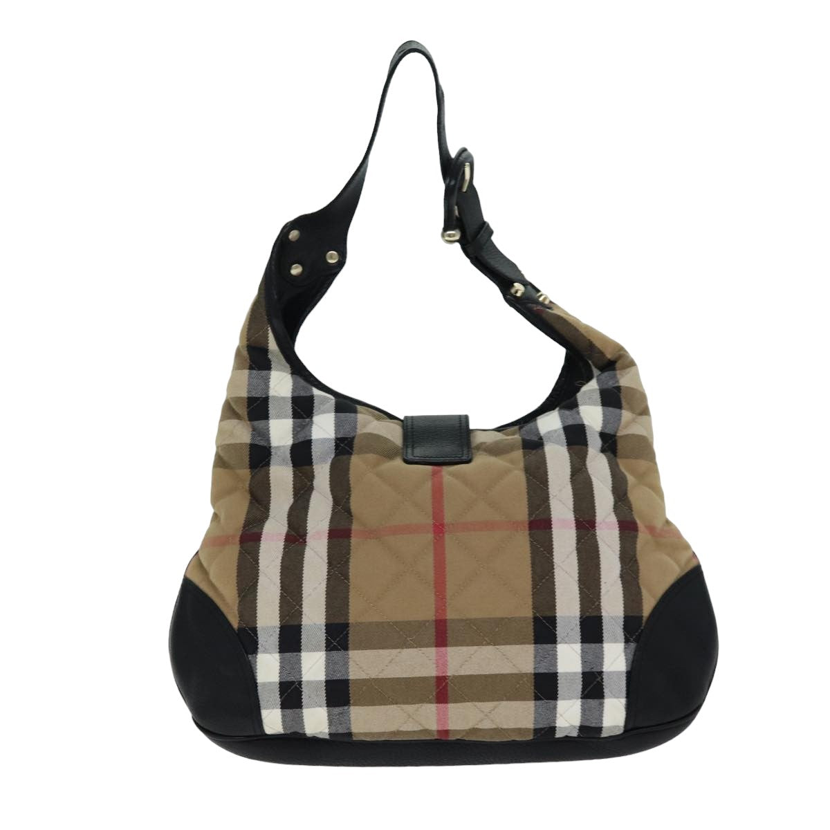 Burberry Nova Brand Canvas White Shoulder Bag Style 63