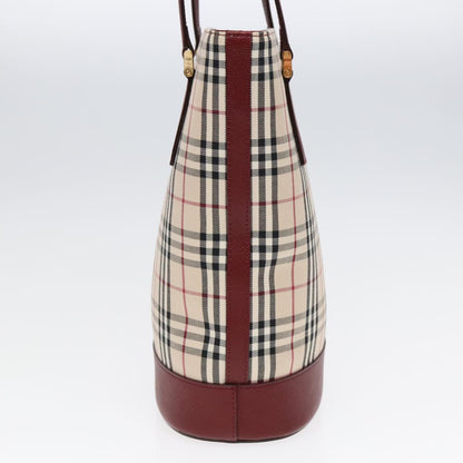 Burberry Nova Check Beige Canvas Shoulder Bag ( )