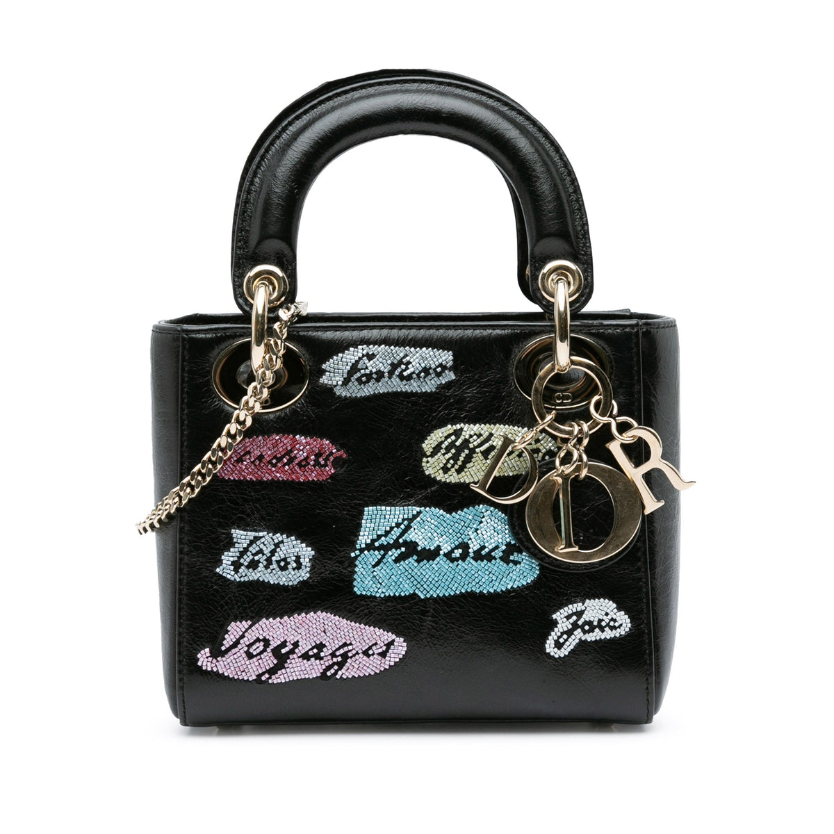 Dior Lady Dior Chain Leather Shoulder Bag Rovelle Bags