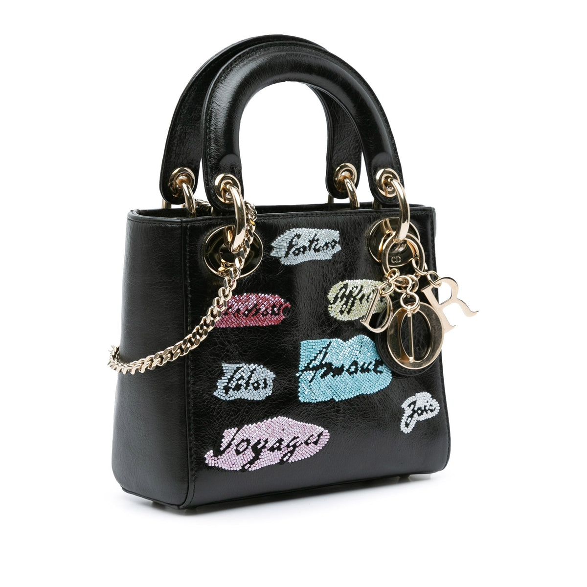 Dior Lady Dior Chain Leather Shoulder Bag Rovelle Bags