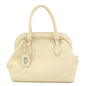 FENDI Selleria Leather Boston Bag Hand Bag Cream 8BN127 Rovelle Bags