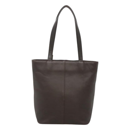 Burberry Brown Leather Tote Bag ( )