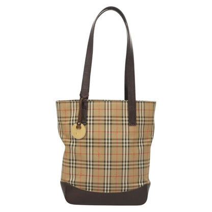 Burberry Nova Check Beige Canvas Tote Bag ( )