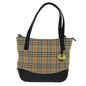 Burberry Nova Brand Canvas White Tote Bag