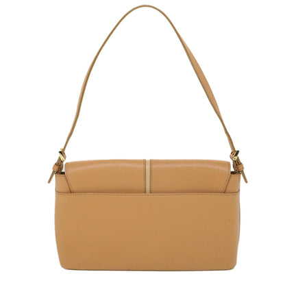 Burberry Brand Leather Orange Shoulder Bag
