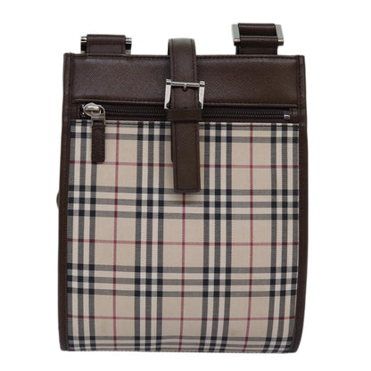 Burberry Nova Brand Canvas White Shoulder Bag Style 2