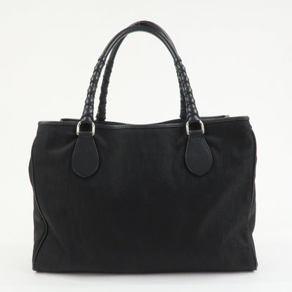 Christian Dior Trotter Nylon Canvas Leather Lovely Shoulder Bag Rovelle Bags