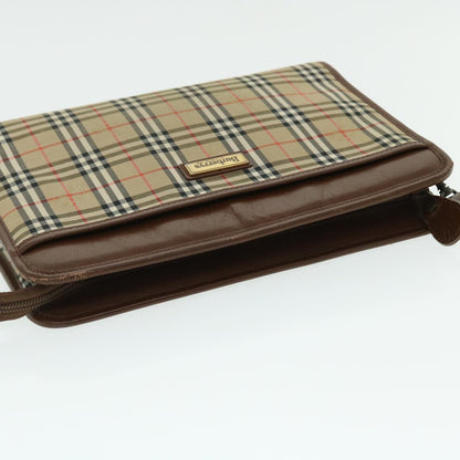 Burberry Brand Canvas White Clutch Bag Style 7