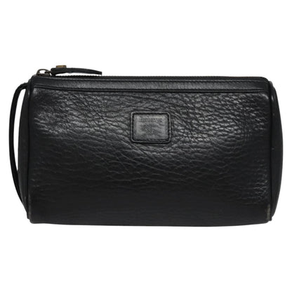 Burberry Black Leather Clutch Bag ( )