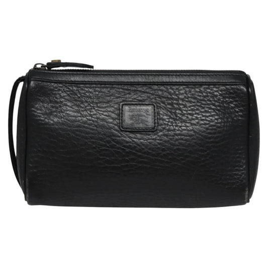Burberry Black Leather Clutch Bag ( )