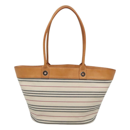 Burberry White Canvas Shoulder Bag ( )