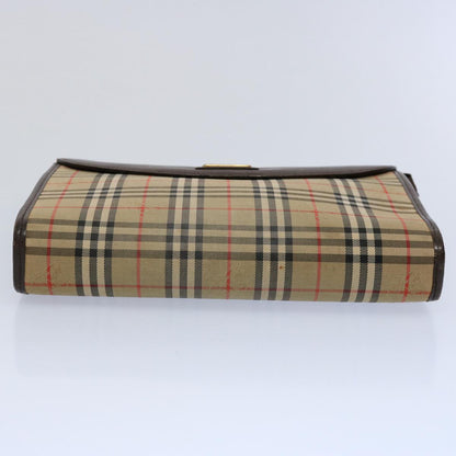 Burberry Brand Brown Clutch Bag