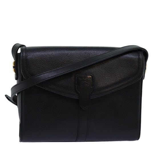 Burberry Brand Leather Black Shoulder Bag Style 2
