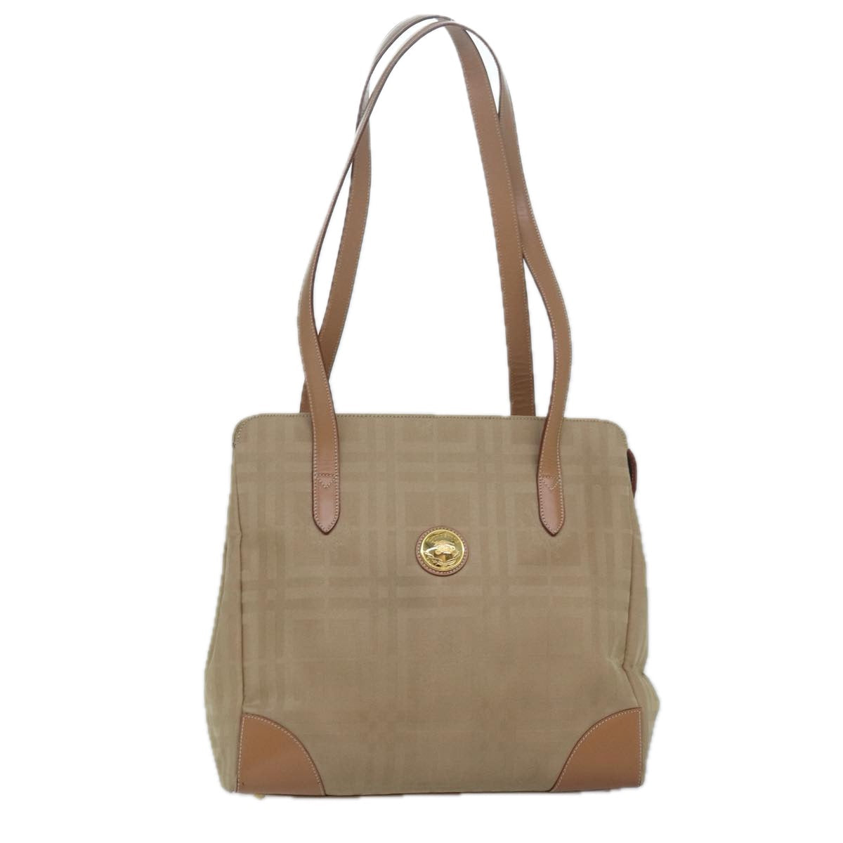 Burberry Brand Canvas White Shoulder Bag Style 13