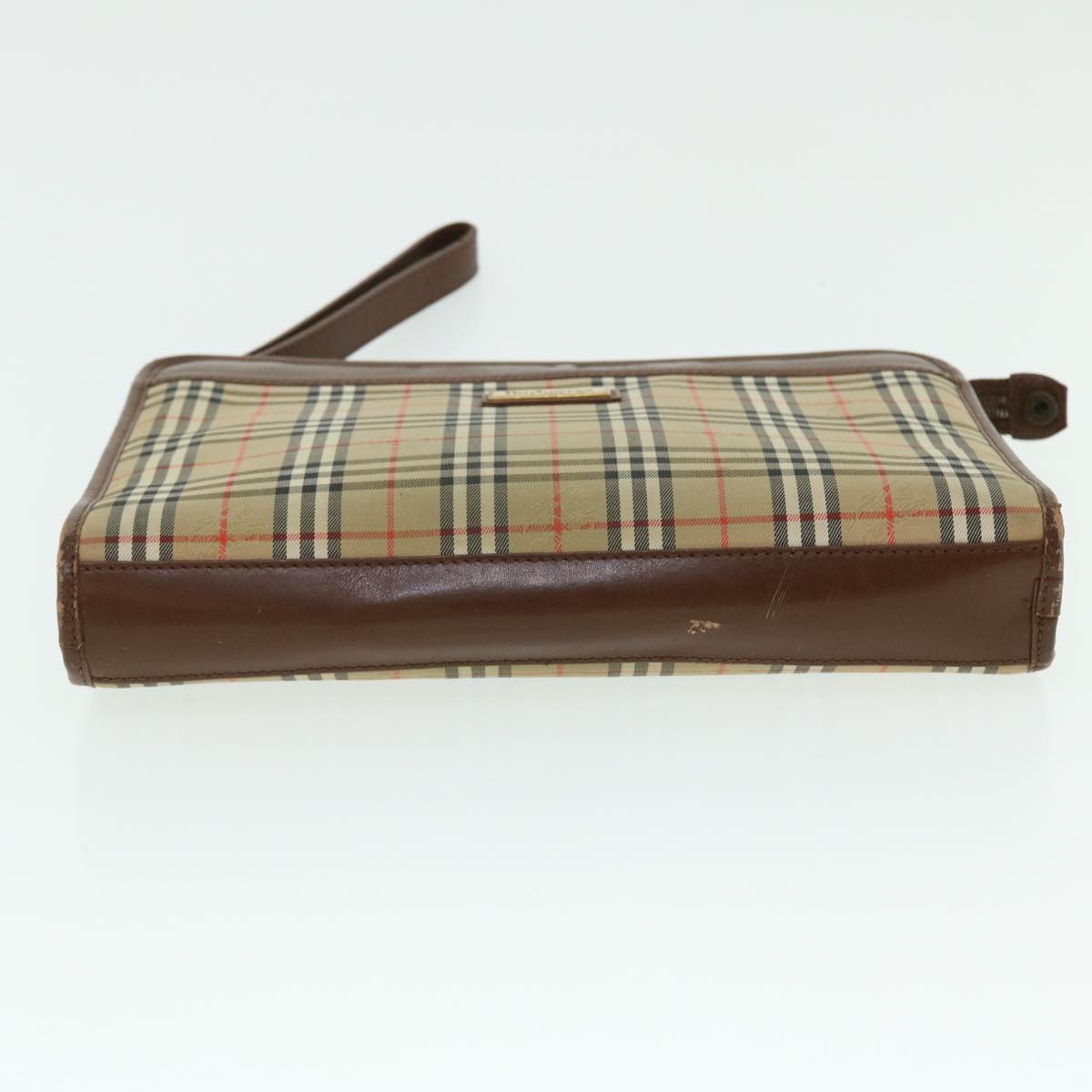 Burberry Brand Canvas White Clutch Bag Style 7