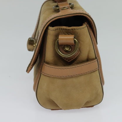 Burberry Blue Label Beige Suede Handbag ( )