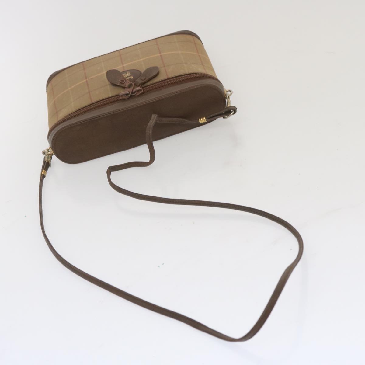 Burberry Brand Canvas White Shoulder Bag Style 15