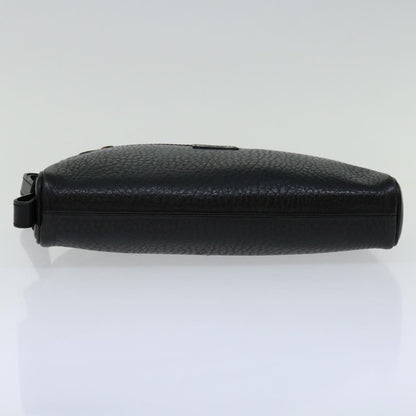 Burberry Black Leather Clutch Bag ( )