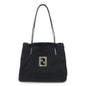 FENDI Zucca Canvas Leather Tote Bag Hand Bag Shoulder Bag 16001 Rovelle Bags