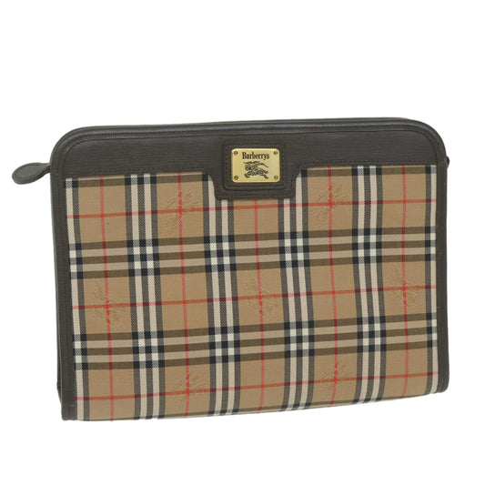 Burberry Brand White Clutch Bag