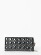 Christian Dior Black Cannage Clutch Rovelle Bags