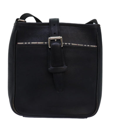 Burberry Brand Leather Black Shoulder Bag