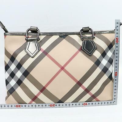 Burberry Light PVC Brown Shoulder Bag
