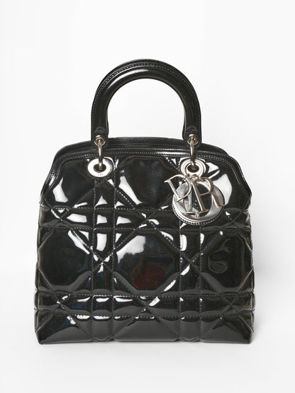Christian Dior Black Patent Granville Bag Rovelle Bags
