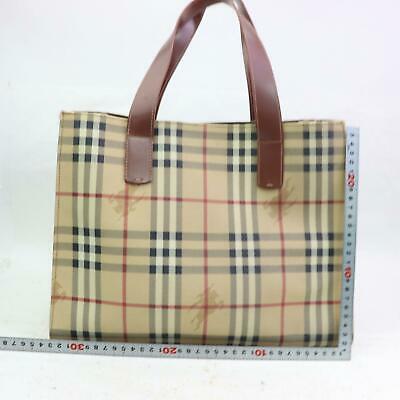 Burberry London Light PVC Brown Tote Bag Style 2