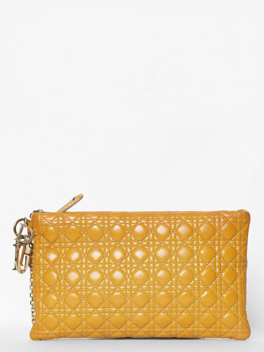 Christian Dior Patent Leather Panarea Clutch Rovelle Bags