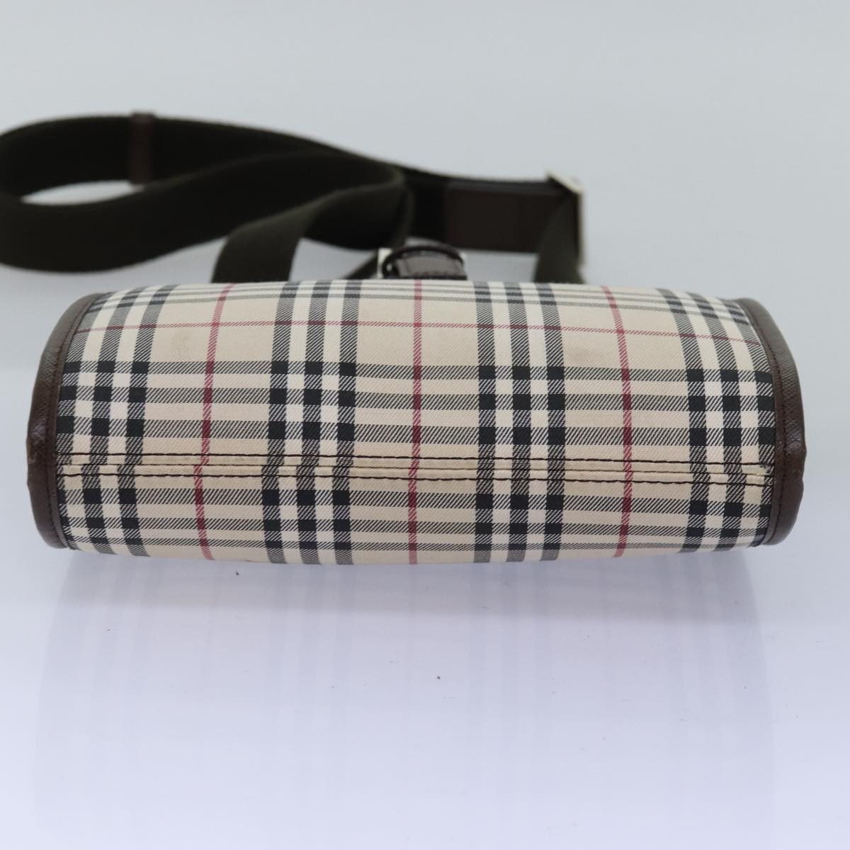 Burberry Nova Brand Canvas White Shoulder Bag Style 2
