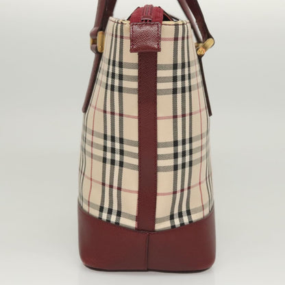 Burberry Nova Check Beige Canvas Tote Bag ( )