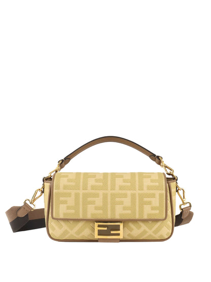 Fendi Woven Rafia Vitello Baguette Bag. Rovelle Bags