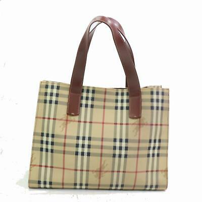 Burberry London Light PVC Brown Tote Bag Style 2