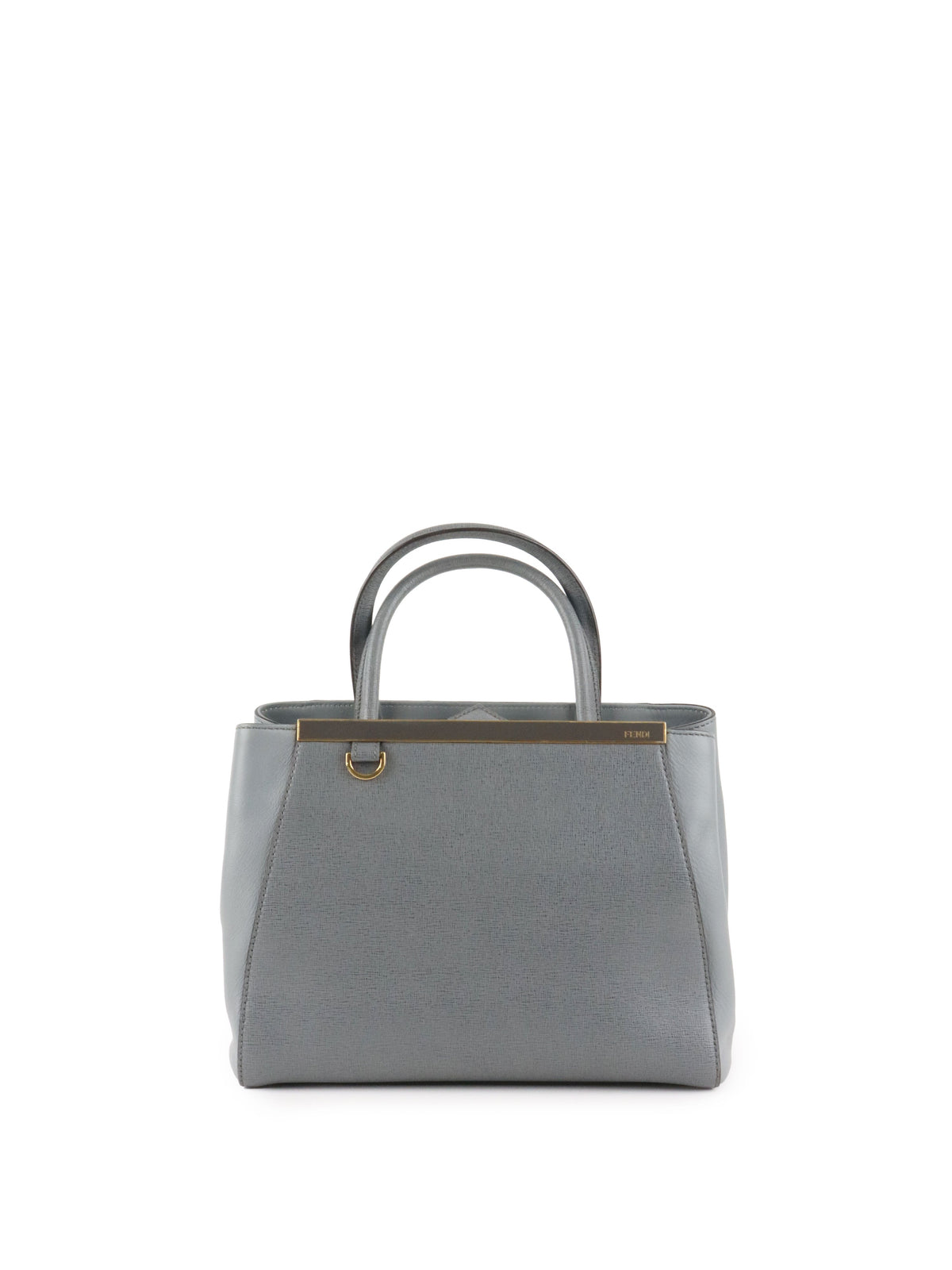 Fendi Small Grey Two Jours Bag Rovelle Bags