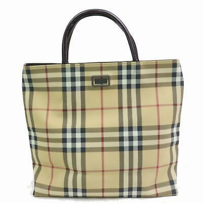Burberry London Light PVC Brown Tote Bag