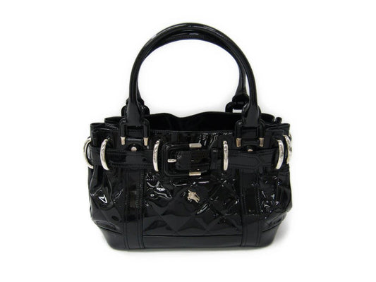 Burberry Beaton ity Leather Black Tote Bag