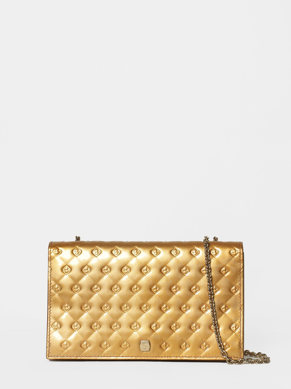 Fendi Patent Leather Fendilicious Wallet Rovelle Bags