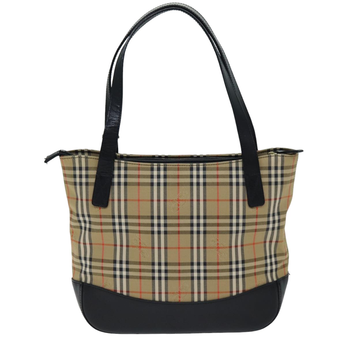 Burberry Nova Brand Canvas White Tote Bag