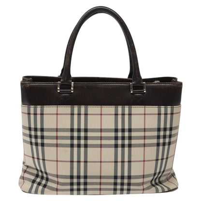 Burberry Nova Check Beige Synthetic Tote Bag ( )