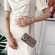 Tri-fold zipper phone case for iphone