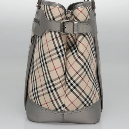 Burberry Nova Check Beige Canvas Tote Bag ( )