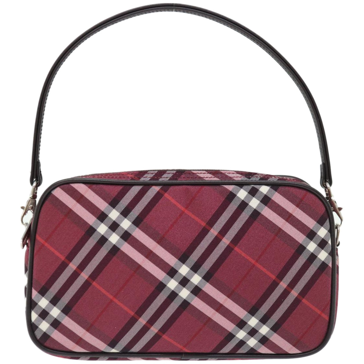 Burberry Brand Canvas Red Clutch Bag