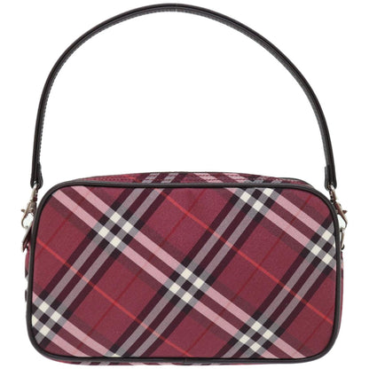 Burberry Brand Canvas Red Clutch Bag