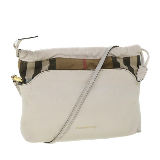 Burberry Brand Leather White Shoulder Bag Style 2
