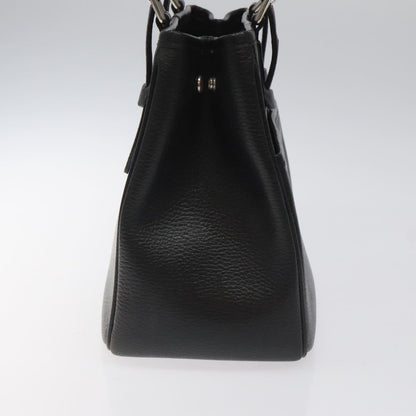 Burberry Nova Check Black Leather Handbag ( )